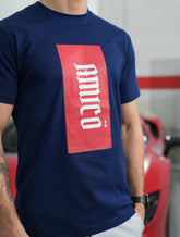 Amico red Tee navy